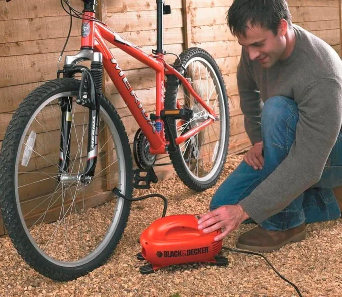 Автокомпрессор BLACK&DECKER ASI200 100вт 8.3бар 10л/мин-5