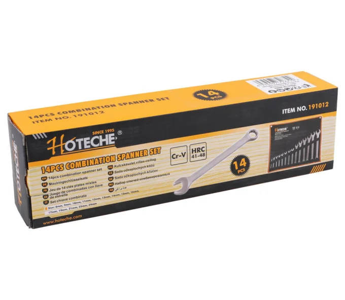 Set 14 chei combinate HOTECHE 191012 8x24mm-2