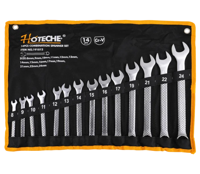 Set 14 chei combinate HOTECHE 191012 8x24mm-1
