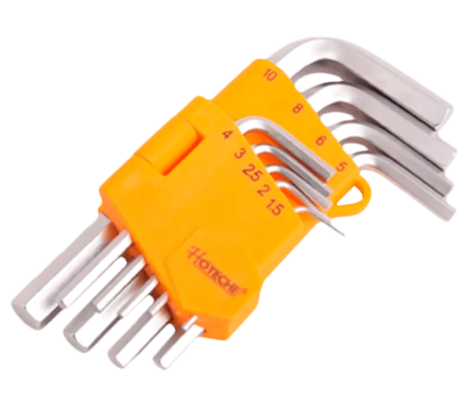 Set 9 chei hexagonale HOTECHE 260109 1.5x10mm-1