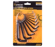 Set 10 chei hexagonale HOTECHE 260110 1.5x10mm-1