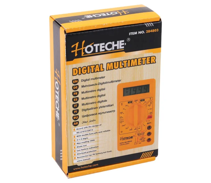 Multimetru digital HOTECHE 284803 0-600V-2
