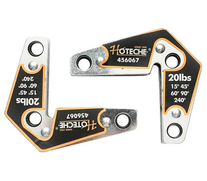 Set 2 colțare magnetice pentru sudură HOTECHE 456067 15/45/60/90/240 9kg-2