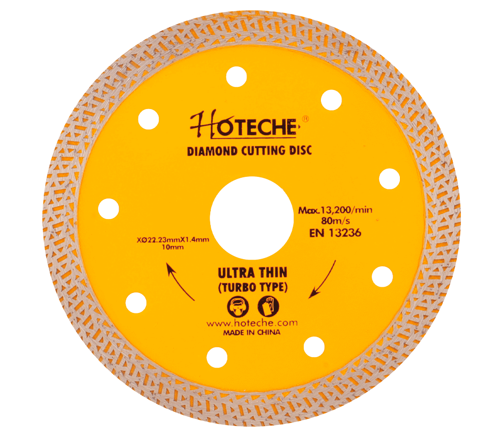Алмазный отрезной диск HOTECHE 570253 115мм Cyclone керамика/керамогранит/мрамор photo