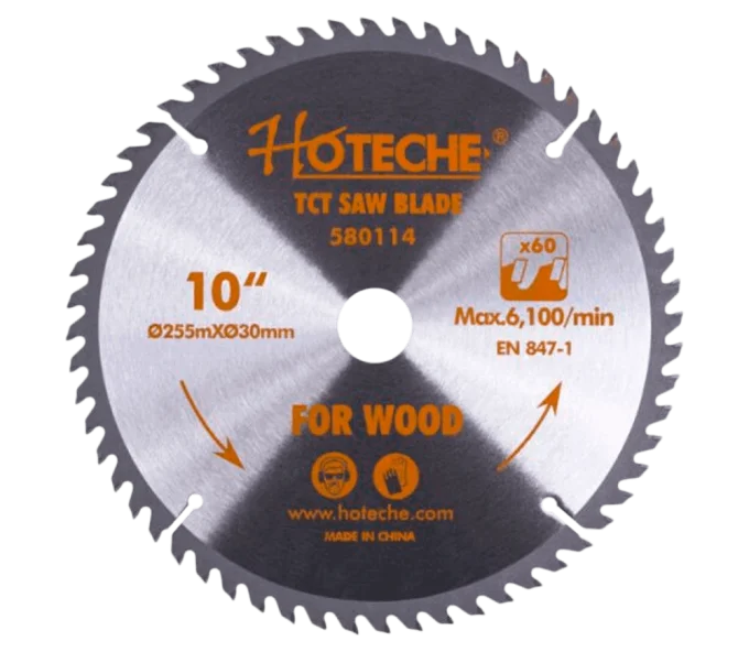 Disc pentru fierastrău electric HOTECHE 580114 255mm 60T-1