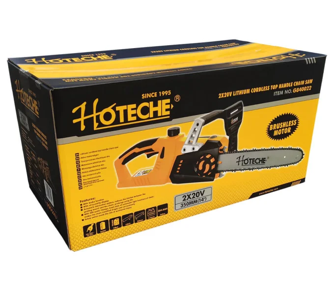 Fierăstrău cu lanț cu acumulator HOTECHE G840022 350mm 20V 4Ah-7
