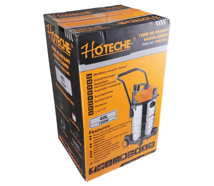 Пылесос промышленный HOTECHE P805540 1200вт  40л-10