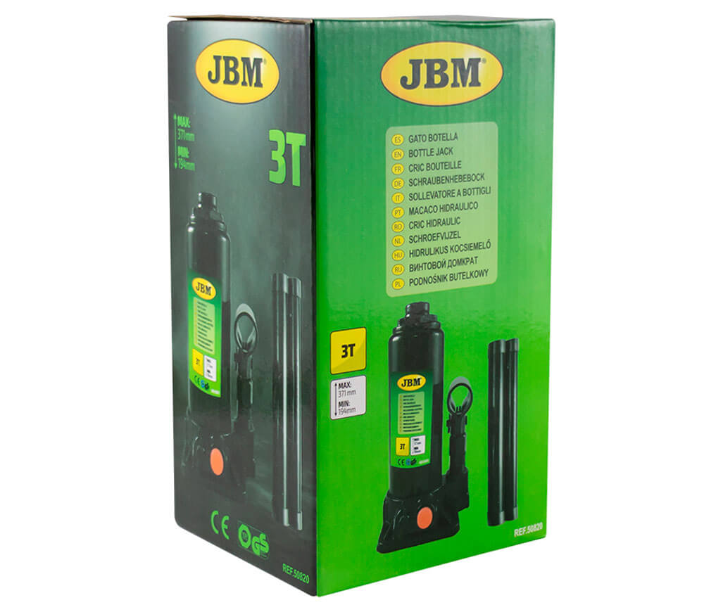 Cric hidraulic JBM 50820 194-371 mm 3T photo 4