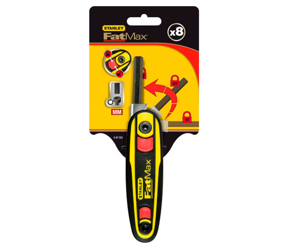 Set 8 chei hexagonale STANLEY 0-97-552 1.5x8mm photo 2