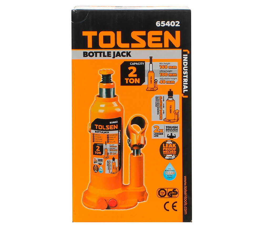 Cric hidraulic Tolsen 65402 175-290 mm 2T photo 5