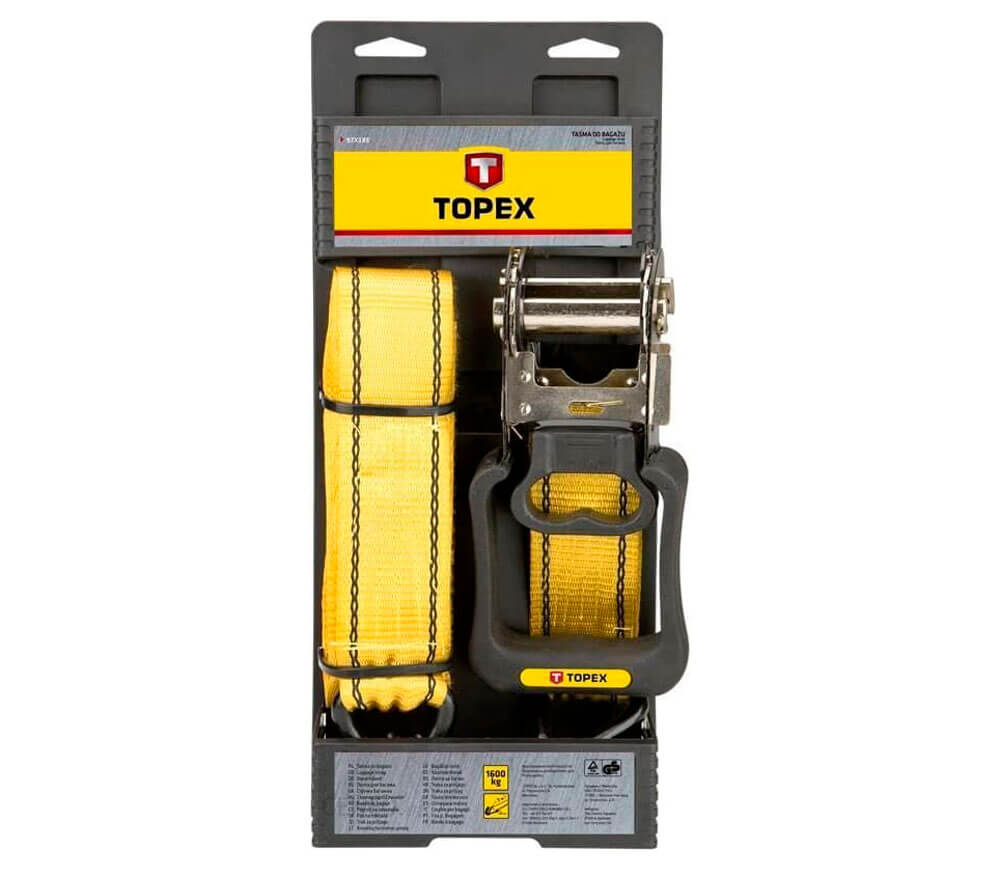 Curea de fixare TOPEX 97X186 4.5mx30mm 1600kg photo 0