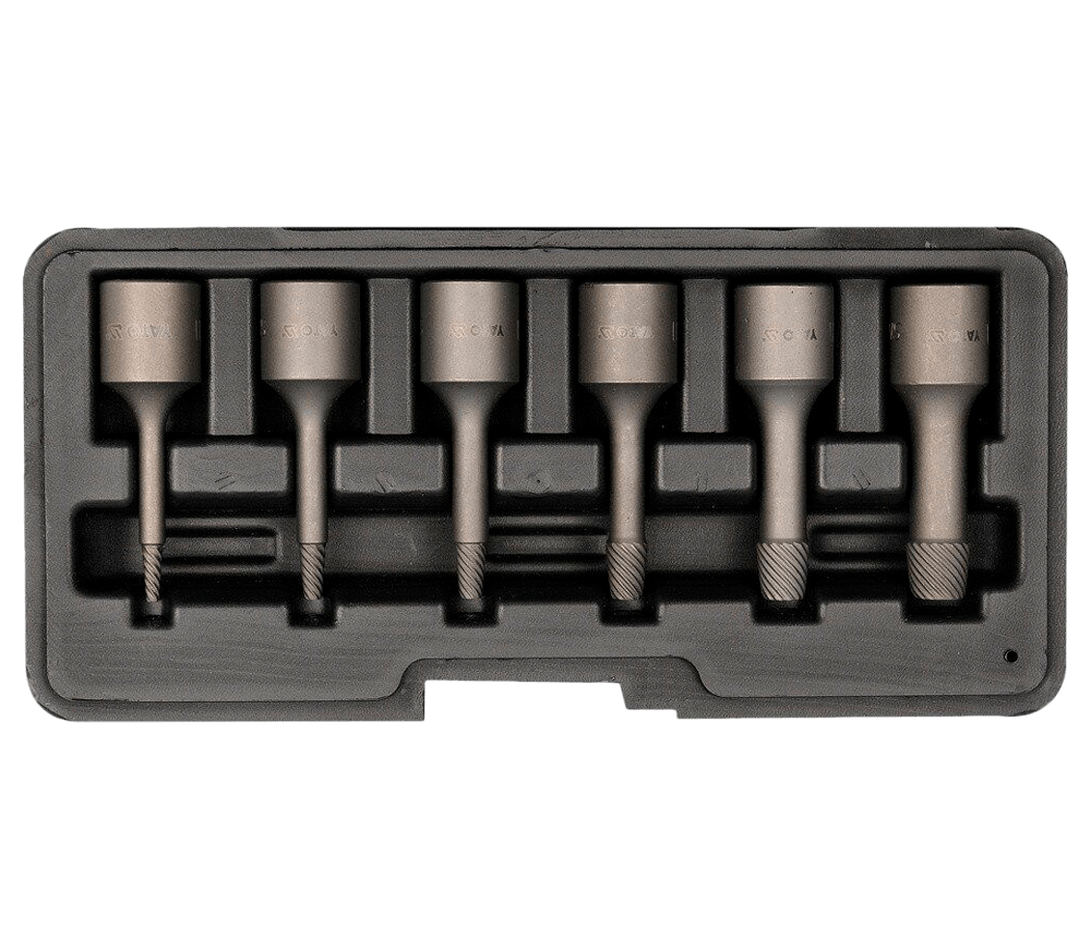 Set 6 extractoare șuruburi rupte YATO YT0623 2-10mm 3/8" photo