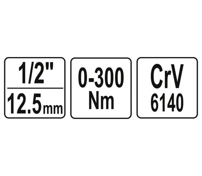 Cheie dinamometrică YATO YT07641 1/2" 0-300 Nm-8