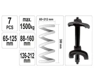 Set extractor arcuri YATO YT2536 300mm 65-212mm-3