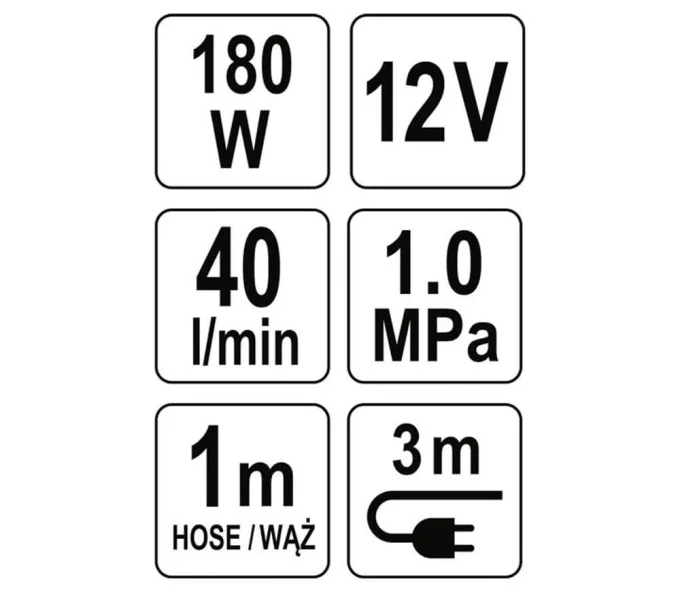 Compresor auto YATO YT73460 180w 10bar 40l/min-5