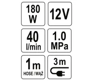 Compresor auto YATO YT73460 180w 10bar 40l/min-5