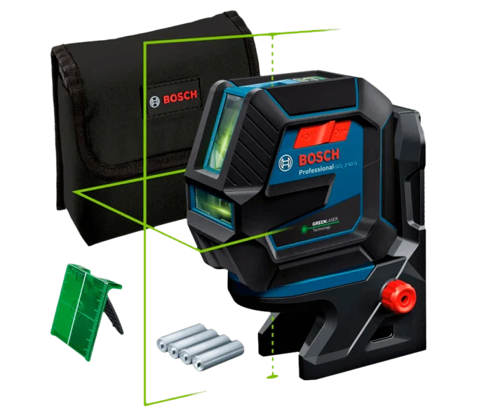 Nivelă cu laser BOSCH GCL2-50G+RM10 2fascicole 50m-1