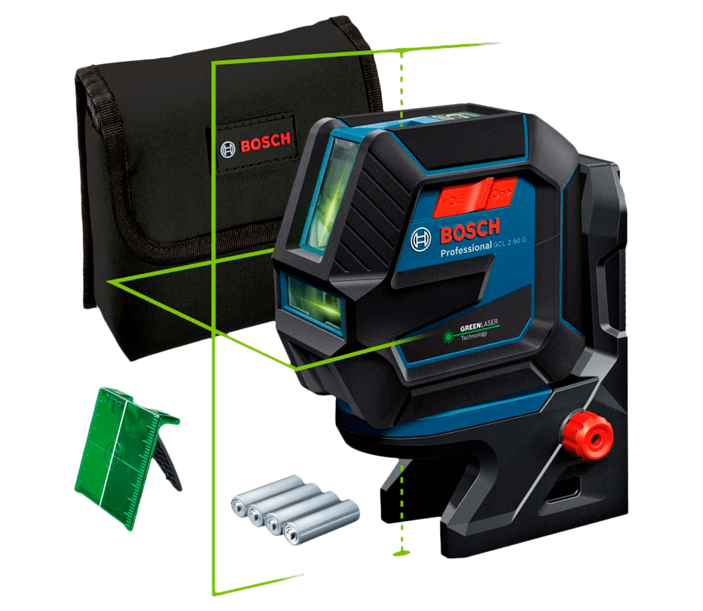 Nivelă cu laser BOSCH GCL2-50G+RM10 2fascicole 50m photo