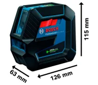 Nivelă cu laser BOSCH GCL2-50G+RM10 2fascicole 50m-3