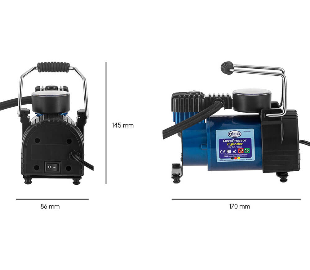 Compresor auto Alca Zylinder 180w 10bar 35l/min photo 4
