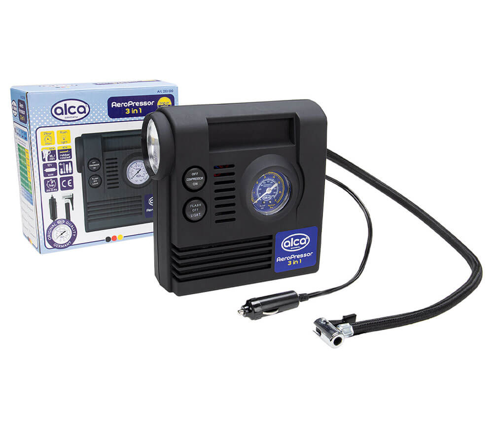Compresor auto Alca 3 în 1 120w 21bar 17l/min photo 0