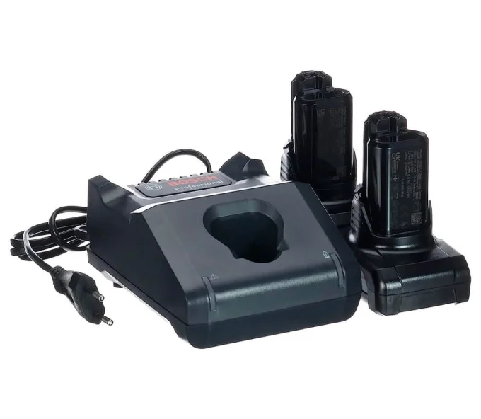 Set acumulatori și încărcător BOSCH GAL 12V-40+2*GBA 6.0 Ah (1600A01B20)-2
