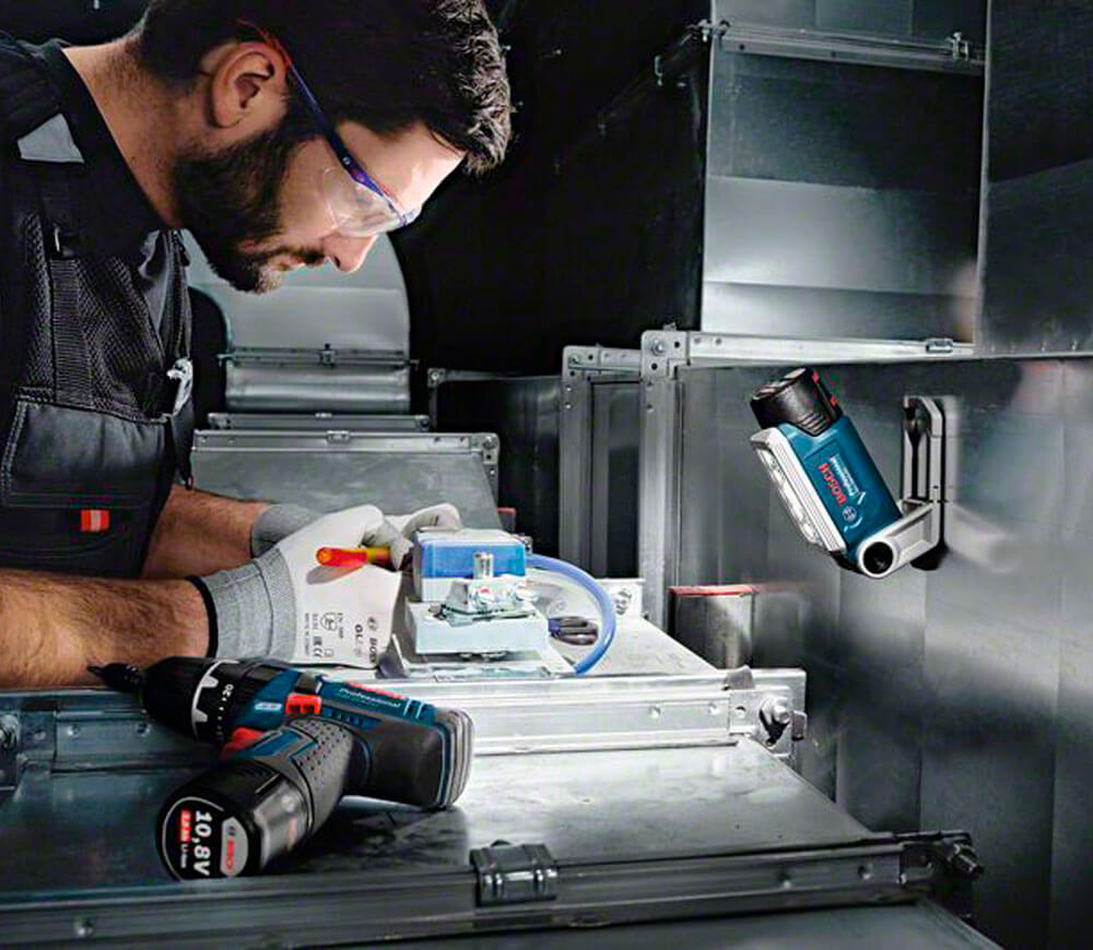 Фонарь строительный аккумуляторный BOSCH GLI 12V-330 (6014A0000) 330лм 12В photo 6