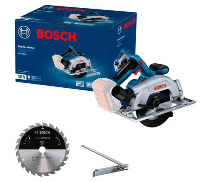 Fierăstrău circular cu acumulator (fără baterii) BOSCH GKS 185-LI 165mm 18V-2