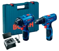 Шуруповерт аккумуляторный BOSCH GSR 120 + GDR 120 (6019G8023) 12В 2Ач-1