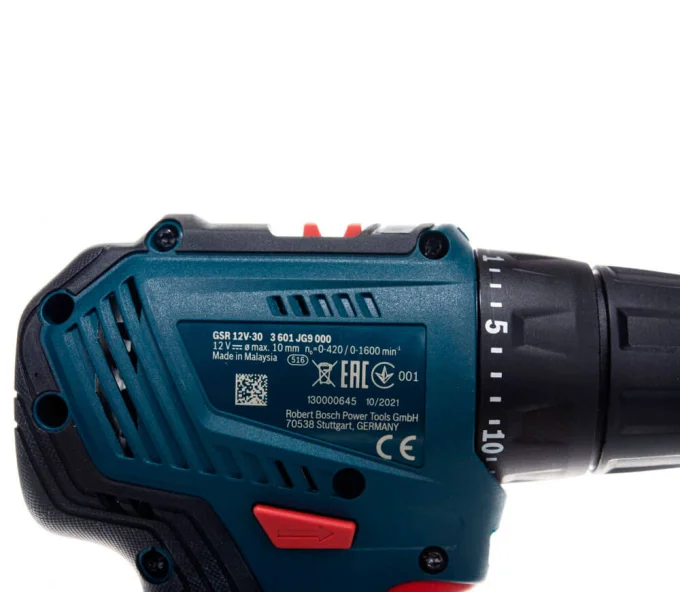 Шуруповерт аккумуляторный BOSCH GSR12V-30-3