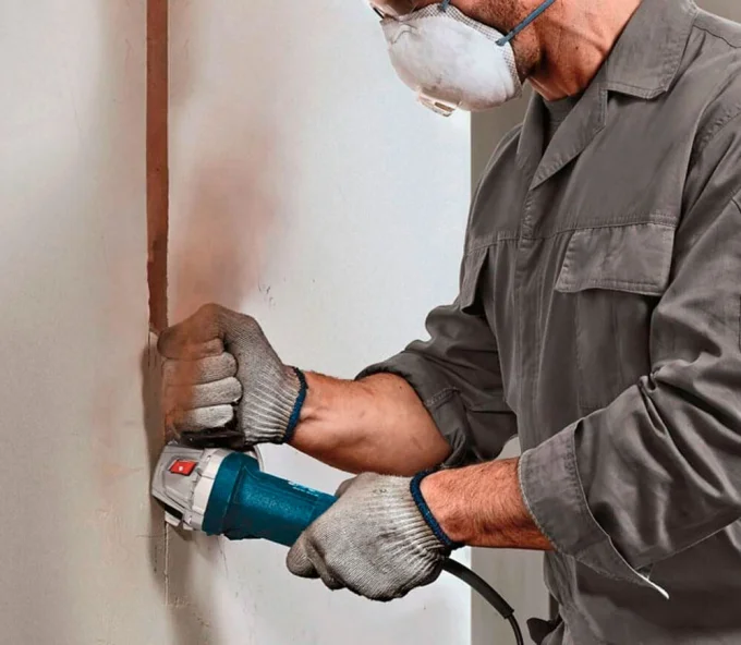 Угловая шлифмашина BOSCH GWS 1400 1400вт 125мм-9