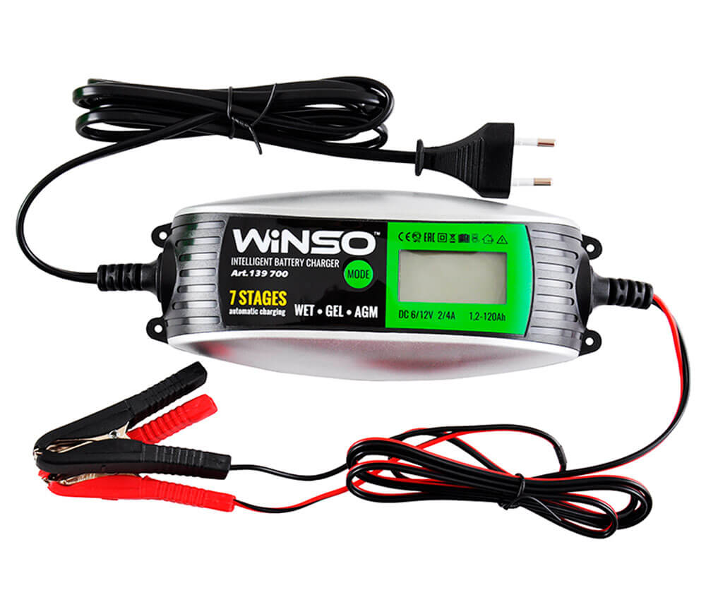 Зарядное устройство WINSO 139700 4A 6-12В photo 0