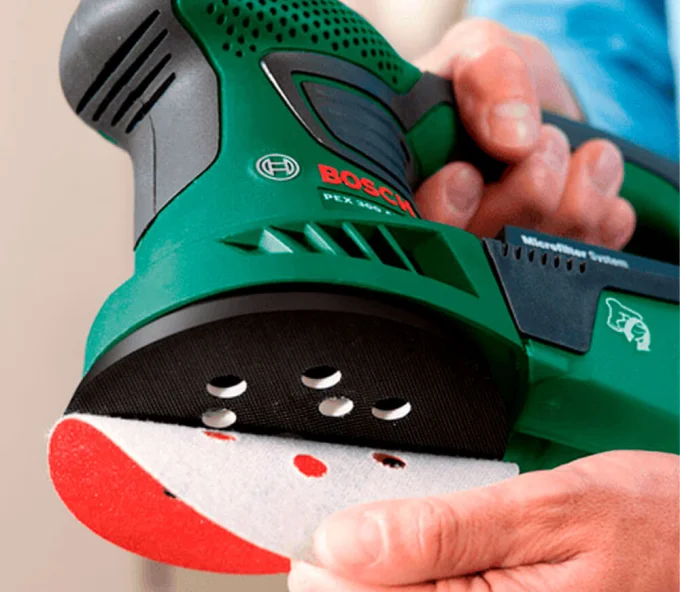 Шлифмашина эксцентриковая BOSCH PEX 300 AE DIY 270вт 125мм-8