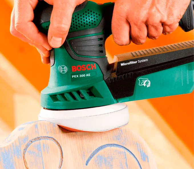 Шлифмашина эксцентриковая BOSCH PEX 300 AE DIY 270вт 125мм-11