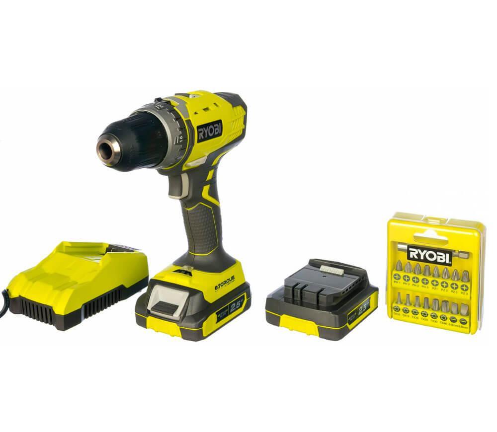 Mașină de înșurubat cu acumulator RYOBI R14DDELL25T (5133002451) 14.4V 2.5Ah photo 1