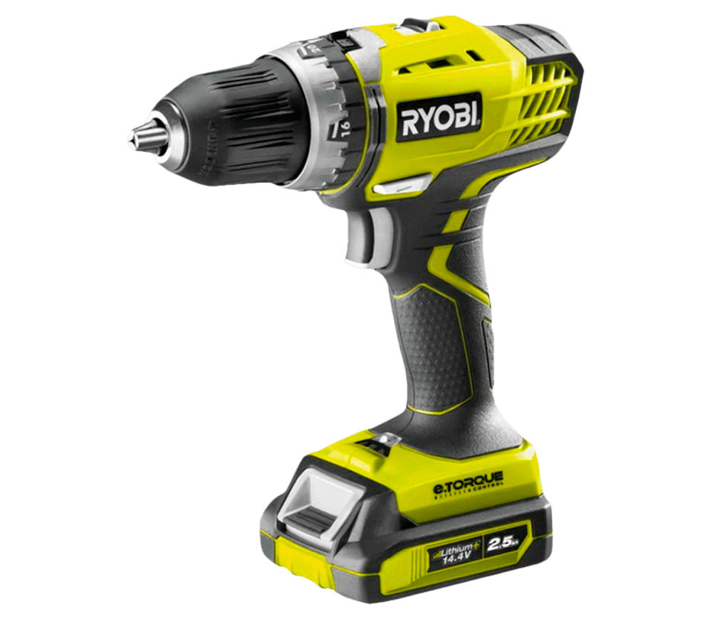 Mașină de înșurubat cu acumulator RYOBI R14DDELL25T (5133002451) 14.4V 2.5Ah photo