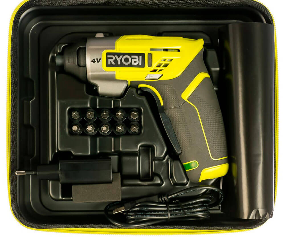 Шуруповерт аккумуляторный RYOBI ERGO (5133003411) 4В 1.3Ач photo 1