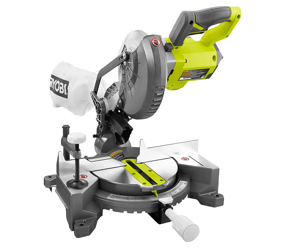 Торцовочная пила аккумуляторная RYOBI EMS190DCL 190мм photo