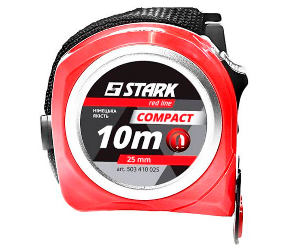 Рулетка для измерения STARK COMPACT 503410025 10м photo 2