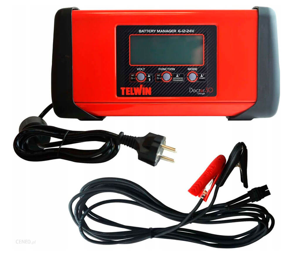 Încărcător acumulator auto TELWIN DOCTOR CHARGE 50 10A 6-12-24V photo 0