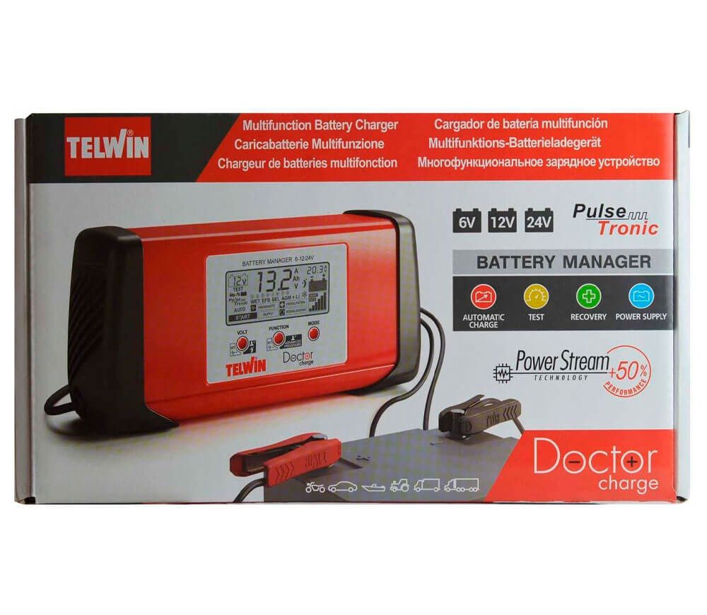 Încărcător acumulator auto TELWIN DOCTOR CHARGE 50 10A 6-12-24V photo 4