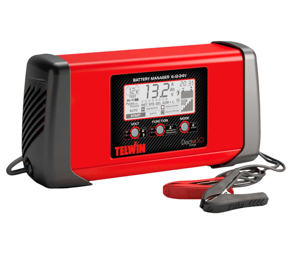 Încărcător acumulator auto TELWIN DOCTOR CHARGE 50 10A 6-12-24V photo