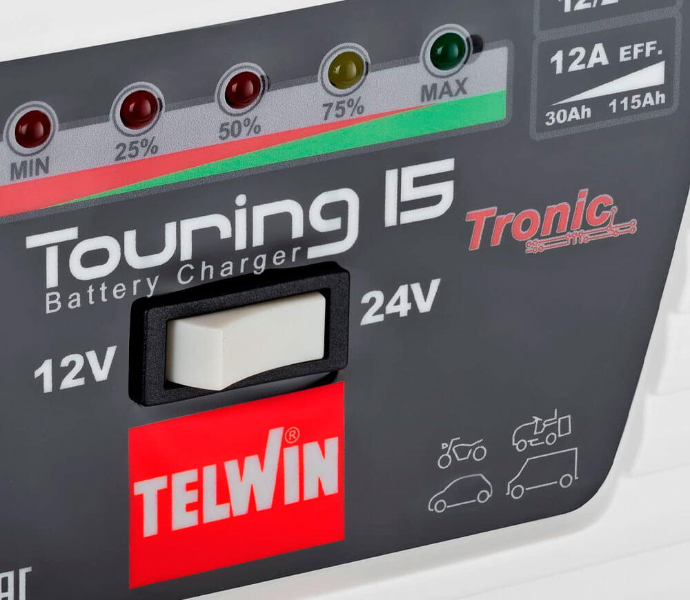 Зарядное устройство TELWIN TOURING 15 12A 12-14В photo 2