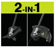 Триммер электрический RYOBI RBC1226I (5133002506) 1200вт 380мм-9