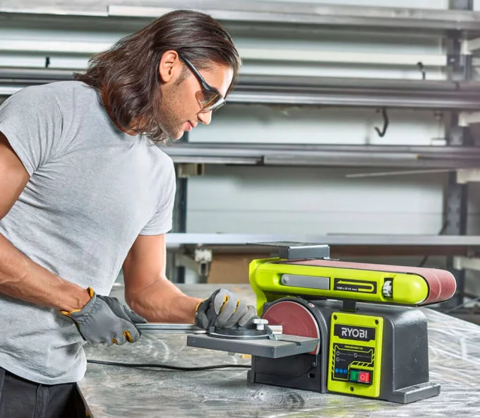 Mașină de șlefuit combinată bandă-disc RYOBI 5133002858 370 w-6