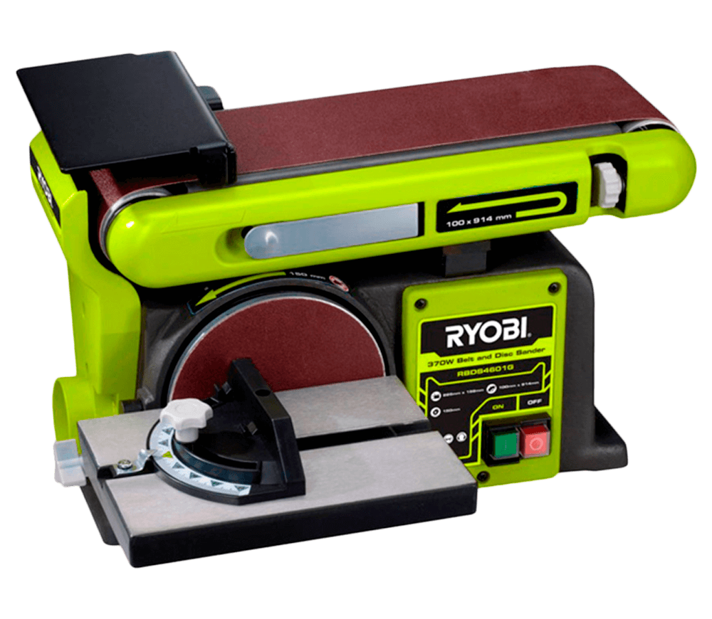Mașină de șlefuit cu bandă RYOBI RBDS4601G (5133002858) 370w 100 mm photo