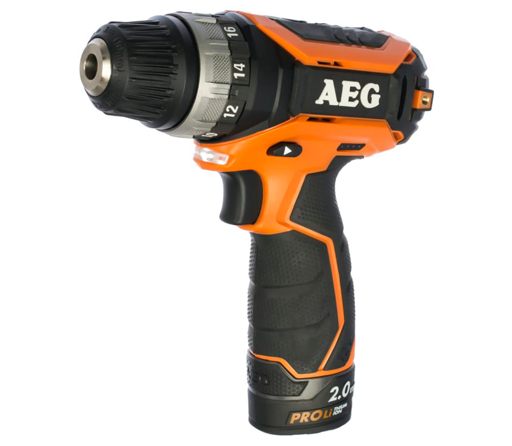 Шуруповерт аккумуляторный AEG BS12C2 Li-202C 12В 2Ач photo