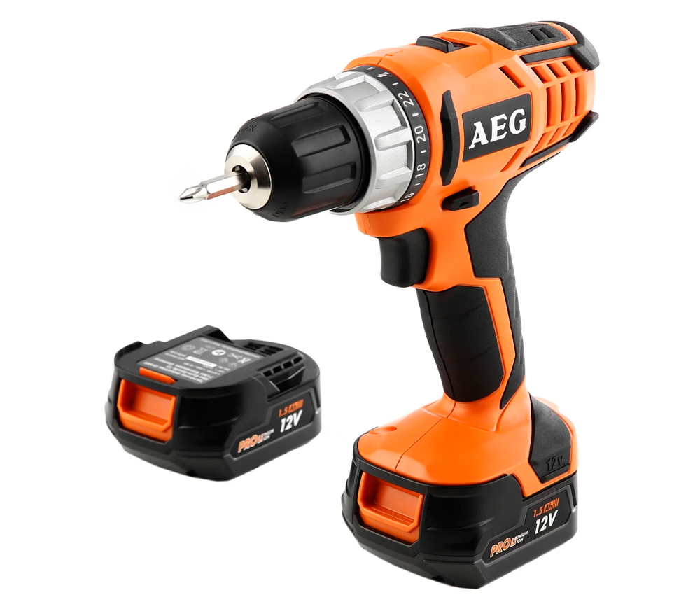 Шуруповерт аккумуляторный AEG BS12G2 Li-152C 12В 1.5Ач photo