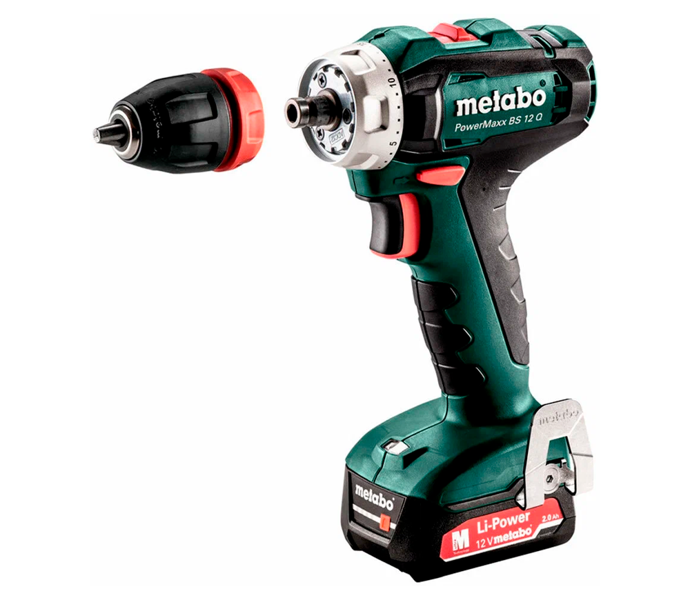 Шуруповерт аккумуляторный METABO PowerMaxx BS12 Q 12В 2Ач photo