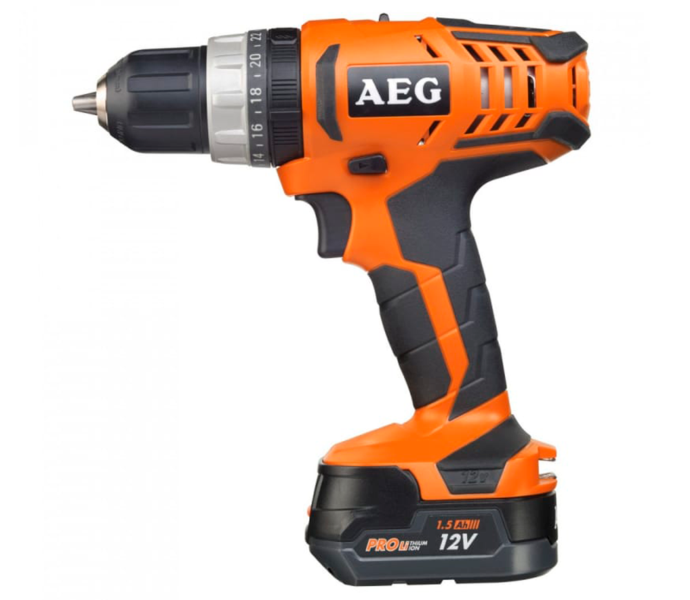 Шуруповерт аккумуляторный AEG BS12G2 Li-152C 12В 1.5Ач photo 0